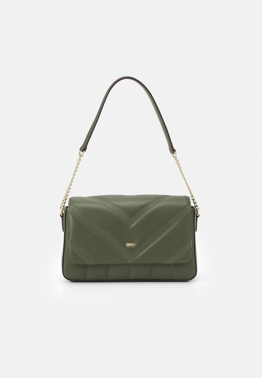 

Сумочка DKNY BECCA FLAP, цвет army green