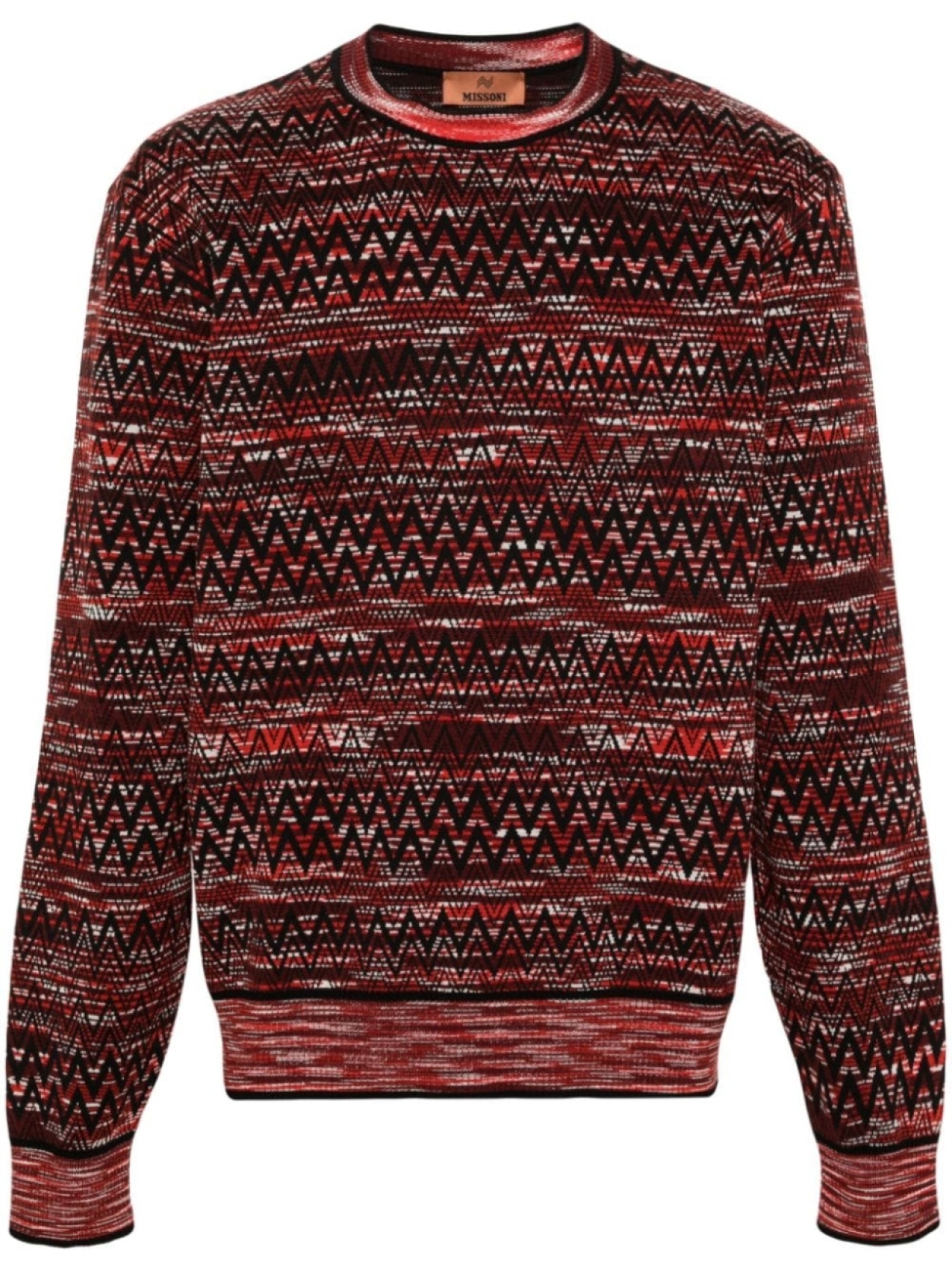 

Missoni джемпер с узором зигзаг, красный