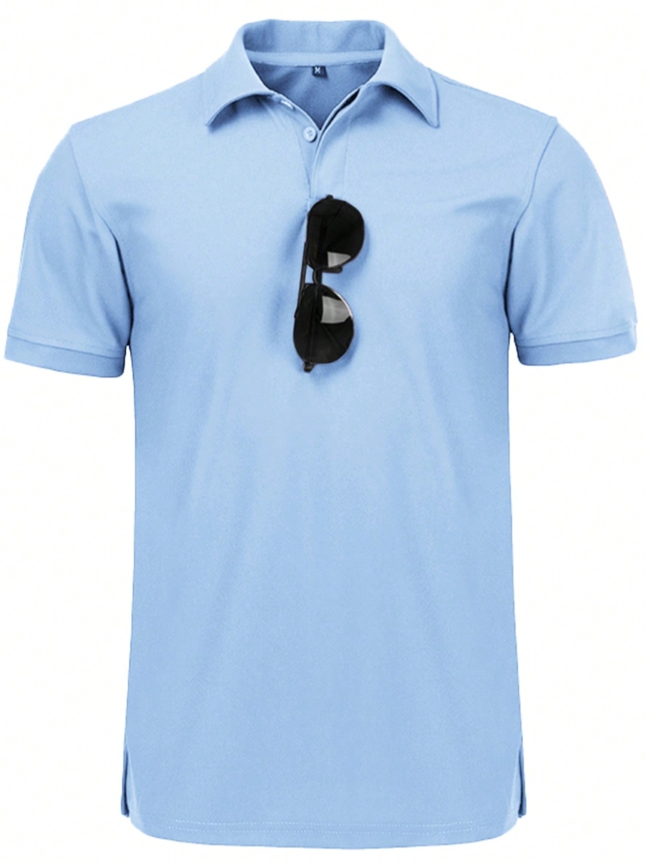 Мужская рубашка поло с коротким рукавом для отдыха, голубые рубашка поло мужская с длинным рукавом деловая тенниска на пуговицах роскошная рубашка поло с 3d рисунком карты весна осень