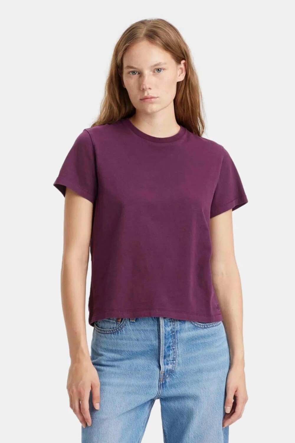 

Футболка для женщин/девочек бордовая Levi's, бордовый, Красный