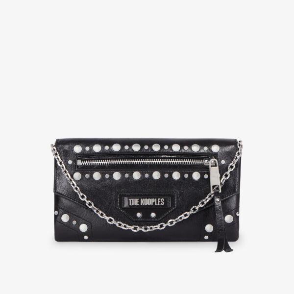 

Маленькая кожаная сумка Jill The Kooples, черный