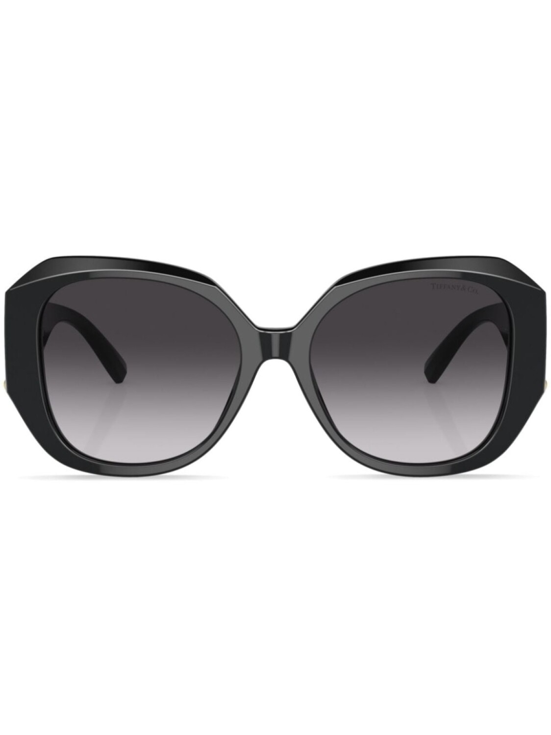 

Tiffany & Co Eyewear солнцезащитные очки с эффектом градиента, черный