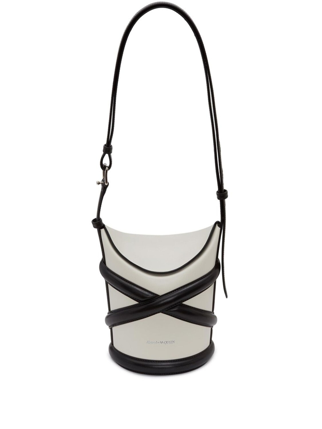 

Alexander McQueen сумка-ведро The Curve, нейтральный цвет