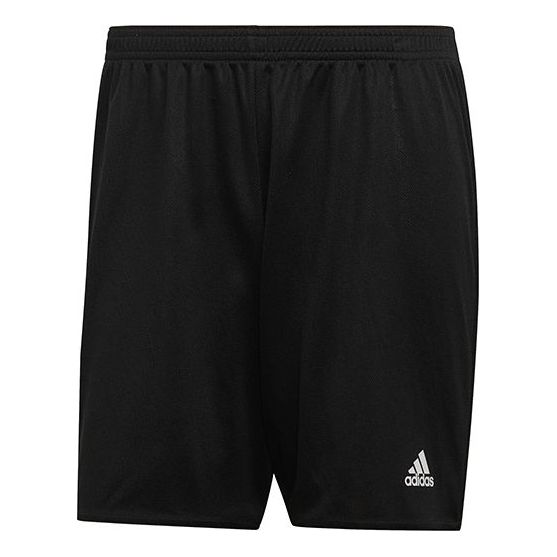 Шорты adidas Solid Color Logo Quick Dry Breathable Sports Training Soccer/Football Shorts Black, мультиколор