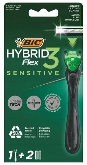 

Бритва Bic, Hybrid 3 Sens, B2 1+2