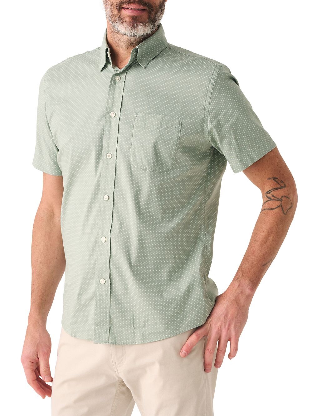 

Рубашка из смесового хлопка Faherty Brand