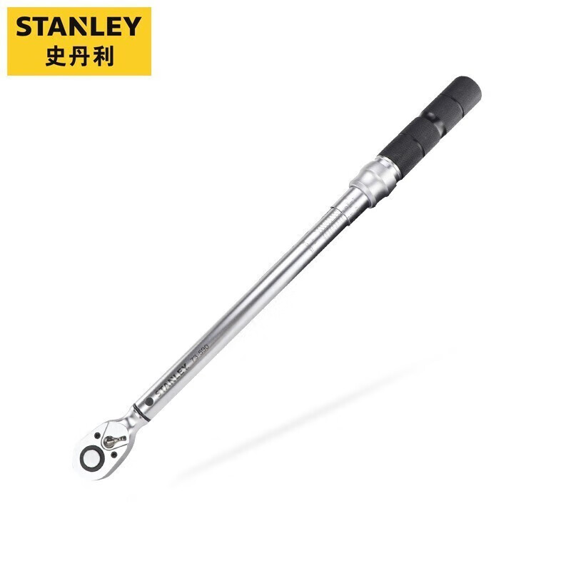 Stanley STMT73590-1-23 Динамометрический ключ с двойной шкалой серии 1/2 дюйма, динамометрический ключ с храповым механизмом 40–200 Нм