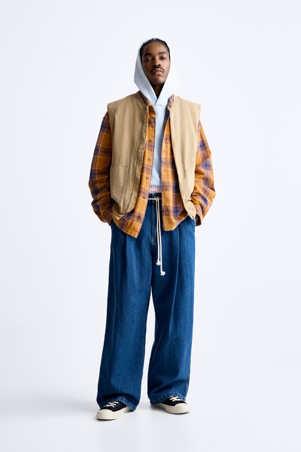 

Рубашка в клетку ZARA