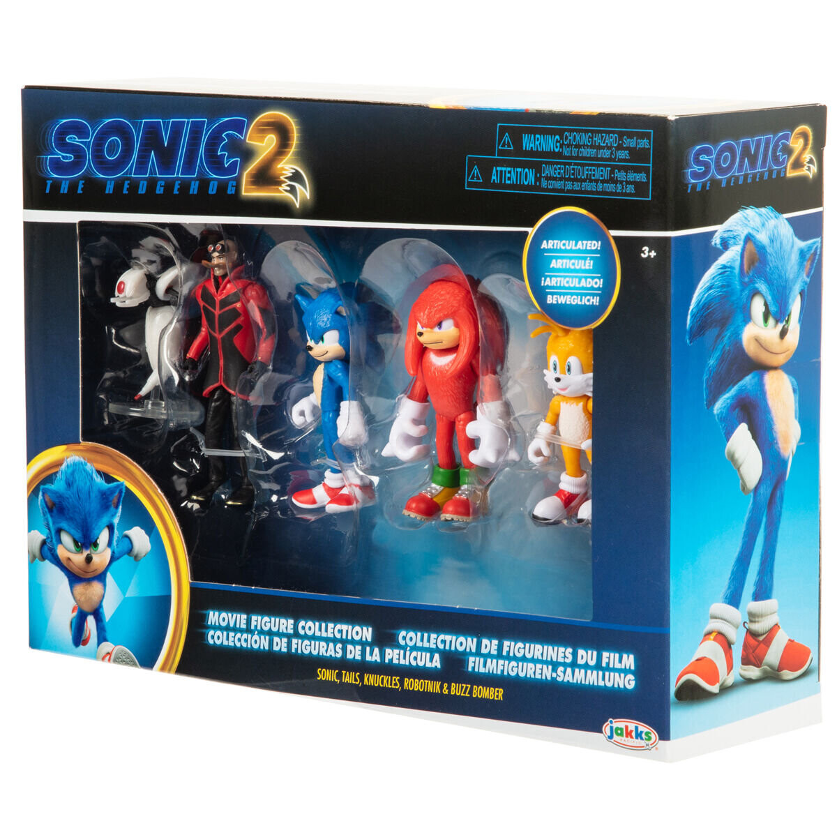 

Набор фигурок Sonic 2 The Hedgehog The Movie из фильма «Роботник Наклз Тейлз»