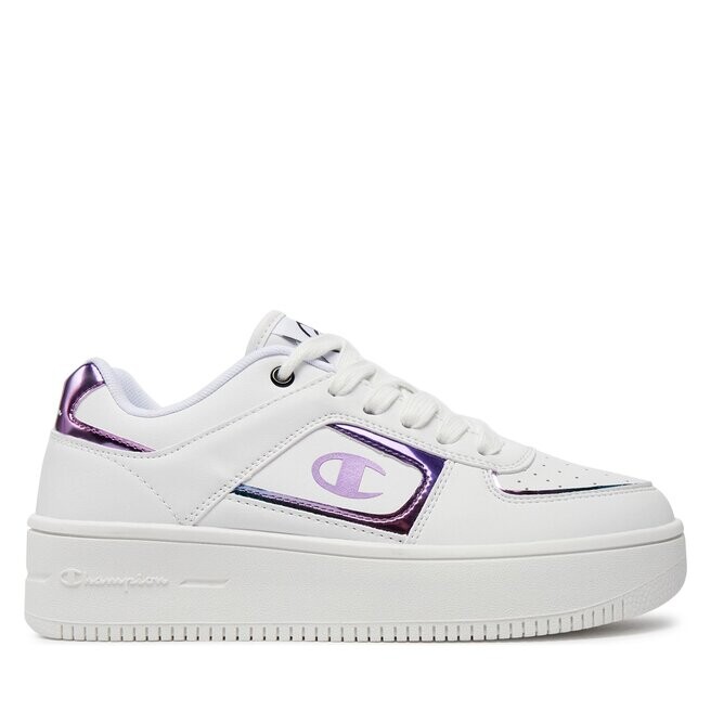 Кроссовки Champion Foul Play Plat Element Slick Low Cut Shoe S11670-CHA-WW009 Wht/Multi, белый кроссовки champion low cut shoe foul play element low мужчины s21775 ww001 44 5