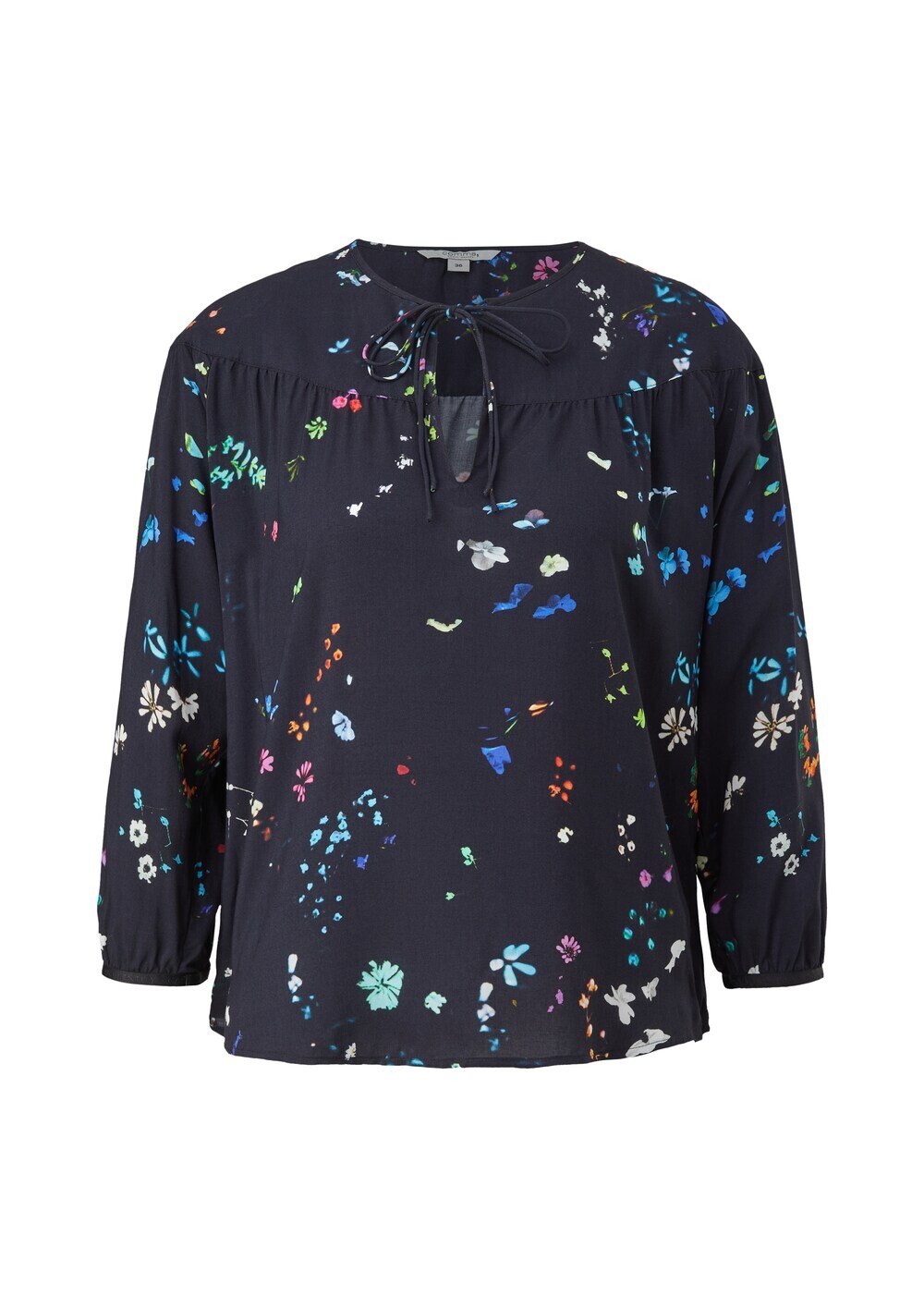 

Блузка Comma Casual Identity, морской синий/голубой