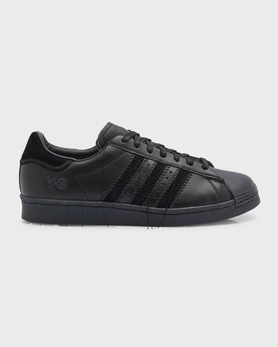 

Мужские кожаные кроссовки Superstar с отстрочкой Y-3
