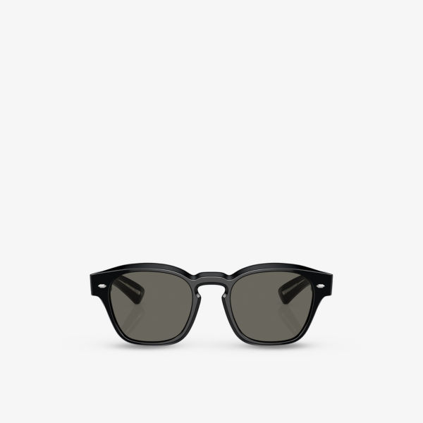 OV5521SU Солнцезащитные очки Maysen в оправе-подушке из ацетата Oliver Peoples, черный