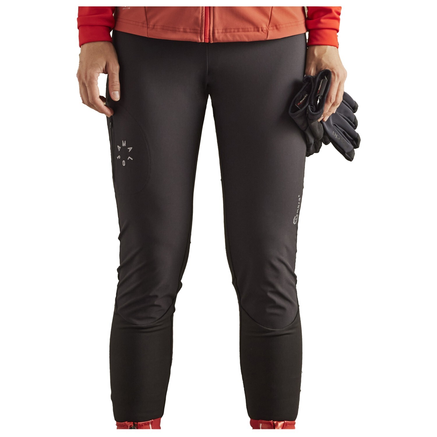 

Брюки для беговых лыж Maloja Women's FlaasM, цвет Moonless II