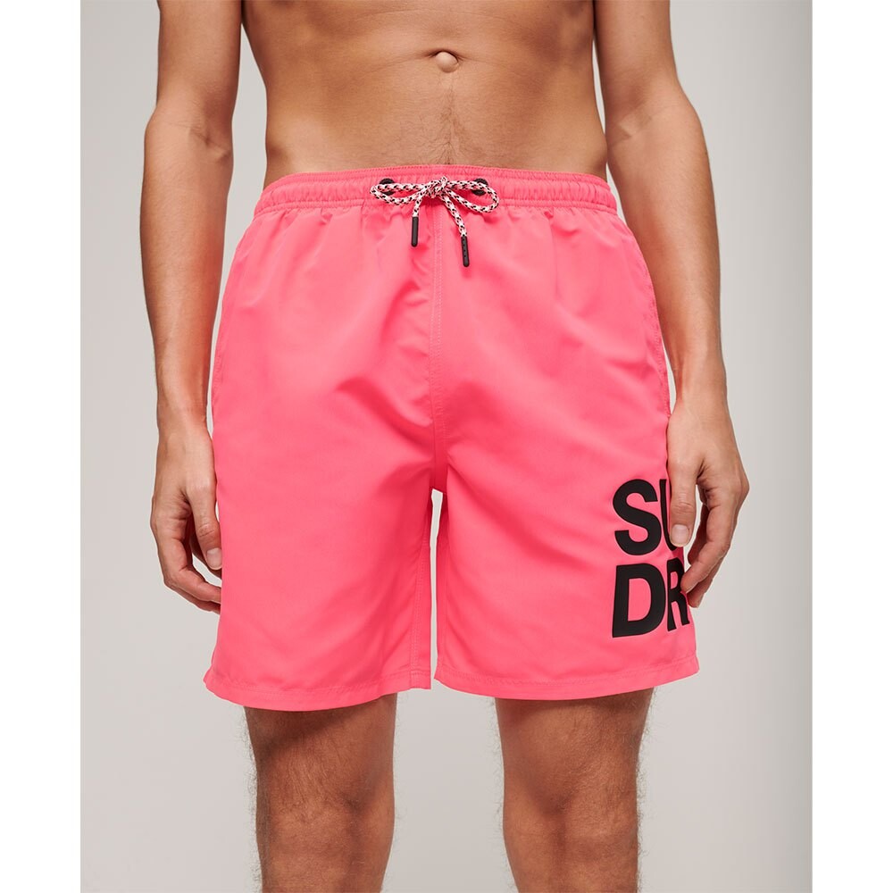 

Шорты для плавания Superdry Sportswear Logo 17´´ Swimming Shorts, розовый