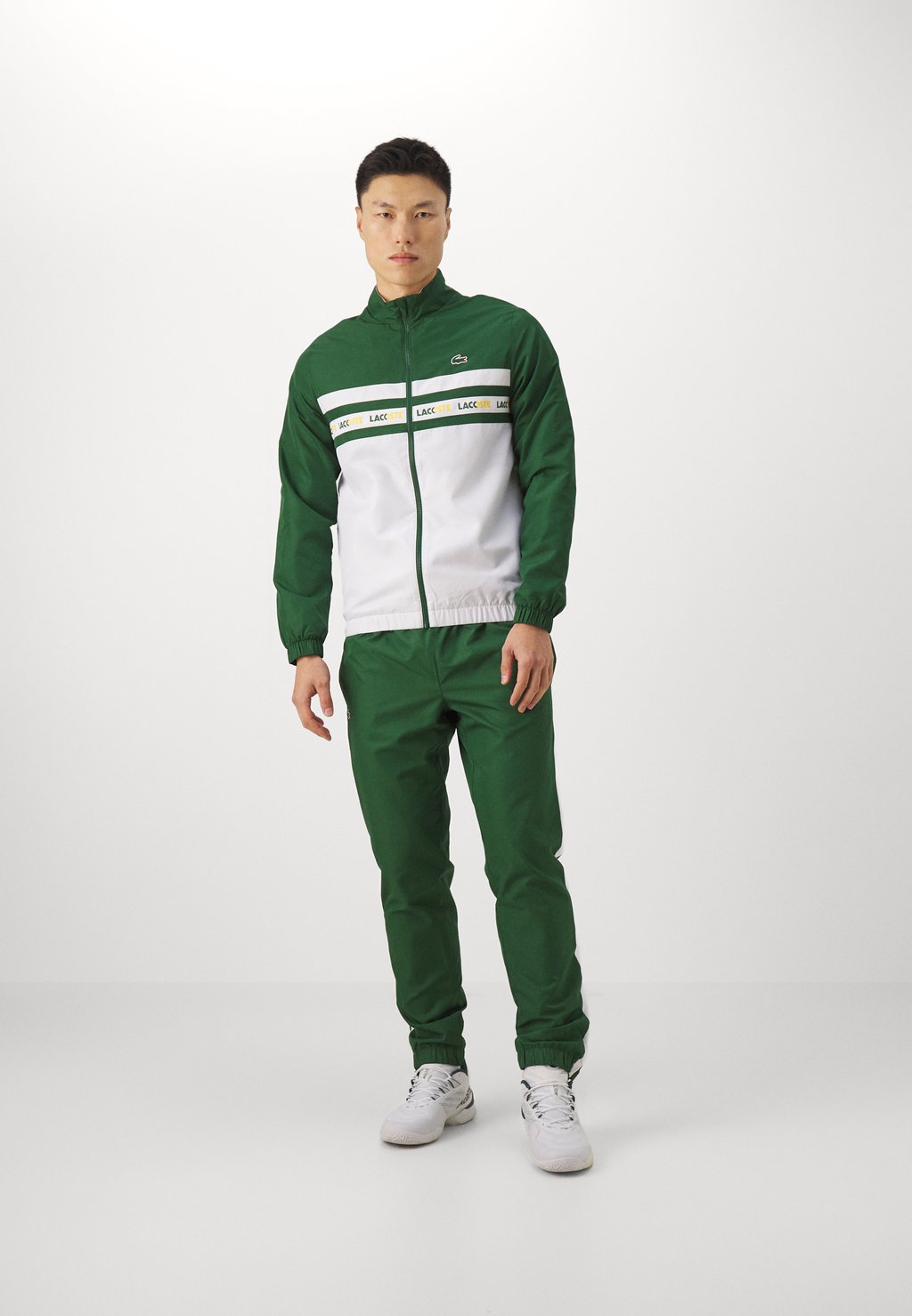 Спортивный костюм TRACKSUIT TC Lacoste Sport, цвет green/white кроссовки lacoste deluxe white green