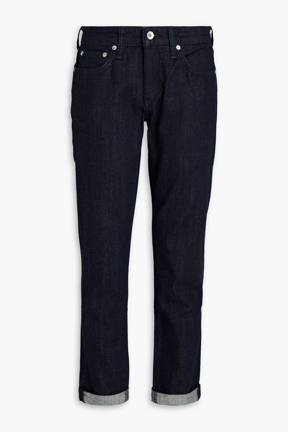 

Джинсы бойфренды Дре Rag & Bone, темный деним