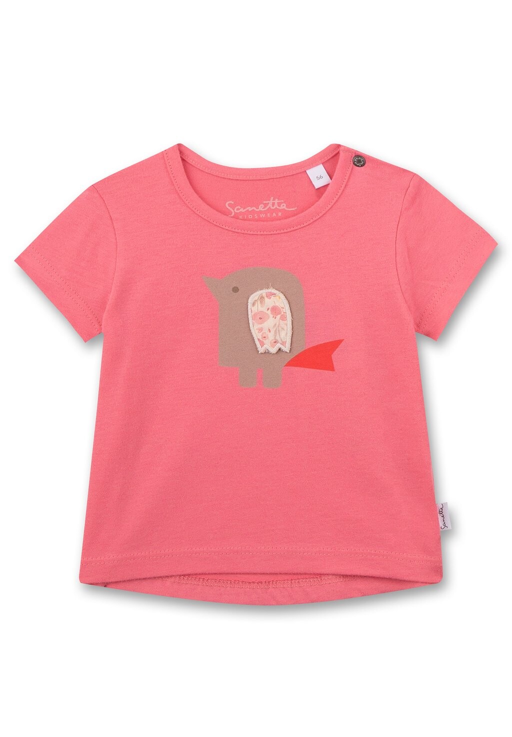 

Футболка с принтом Sanetta Kidswear, цвет rosa