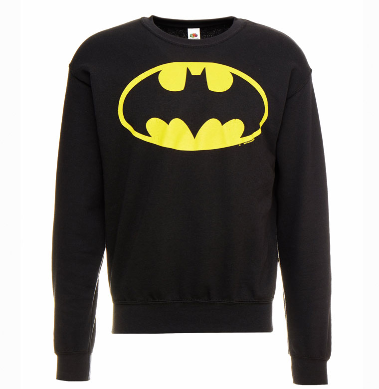 Пуловер Logoshirt Printsweater DC Comics, черный