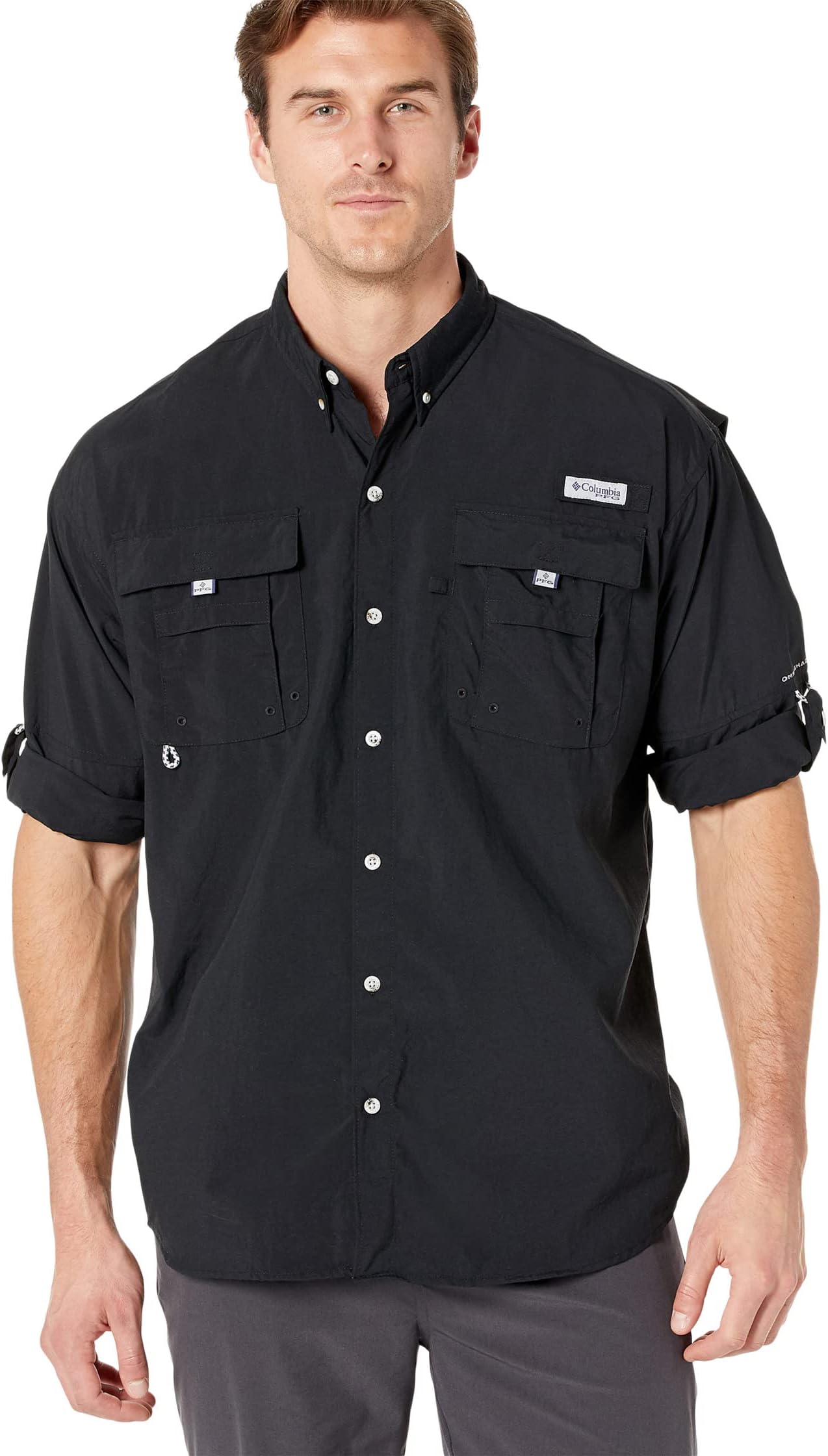 Рубашка с длинным рукавом Bahama II Columbia, черный фото