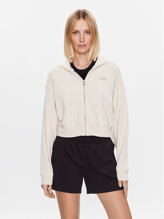 

Толстовка классического кроя Dkny Sport, бежевый