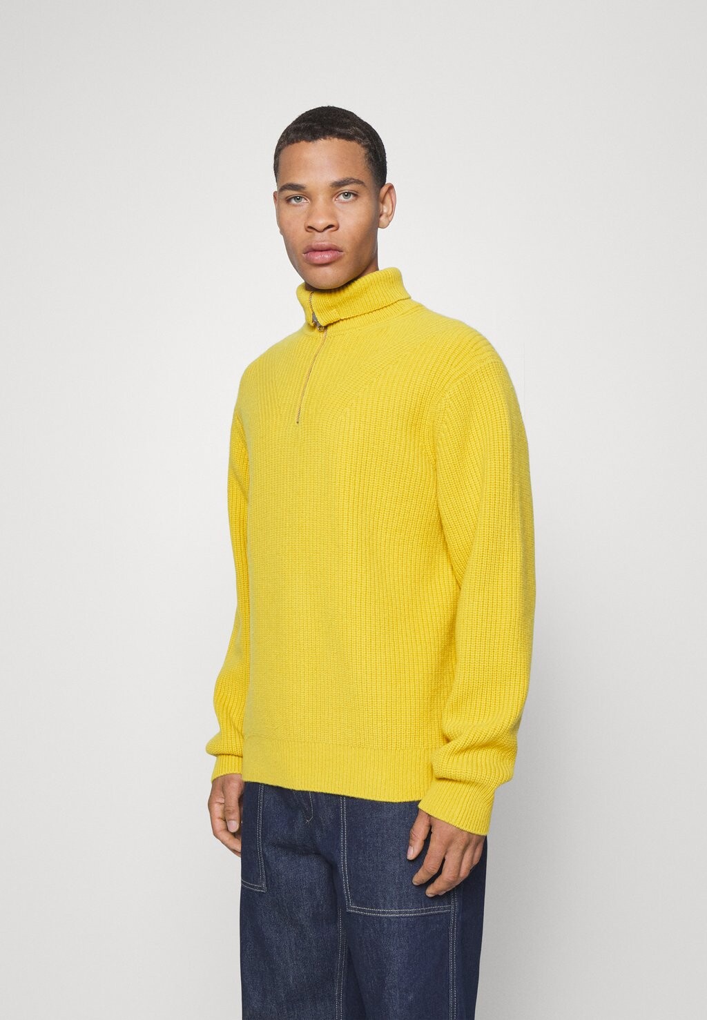 

Вязаный свитер JACKS HALF ZIP Samsøe Samsøe, цвет golden spice