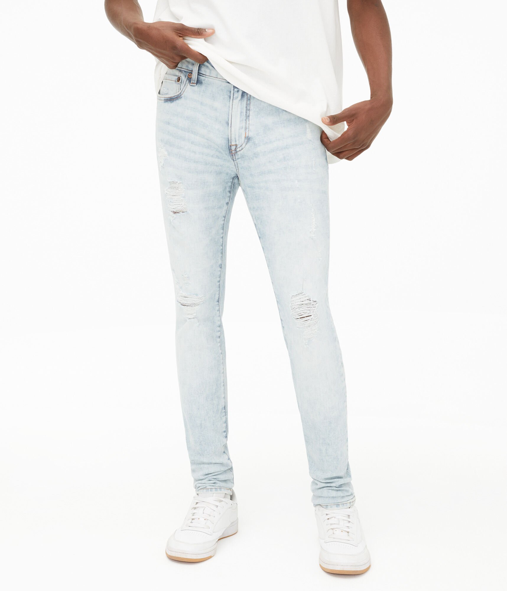 

Джинсы Ultra Skinny Stacked Premium Air Aeropostale, синий