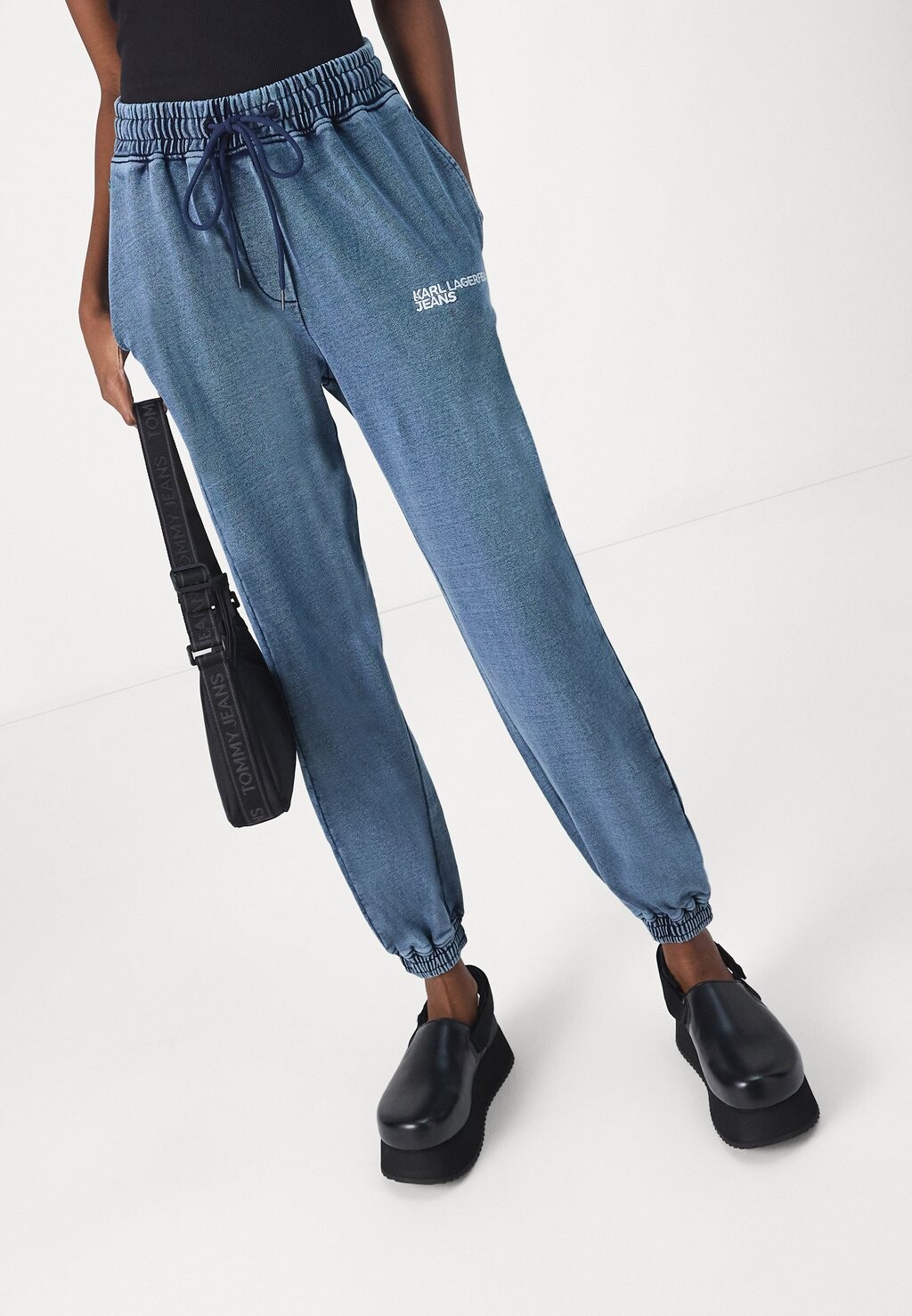 

Брюки ACID WASH PANT Karl Lagerfeld Jeans, темно-синий