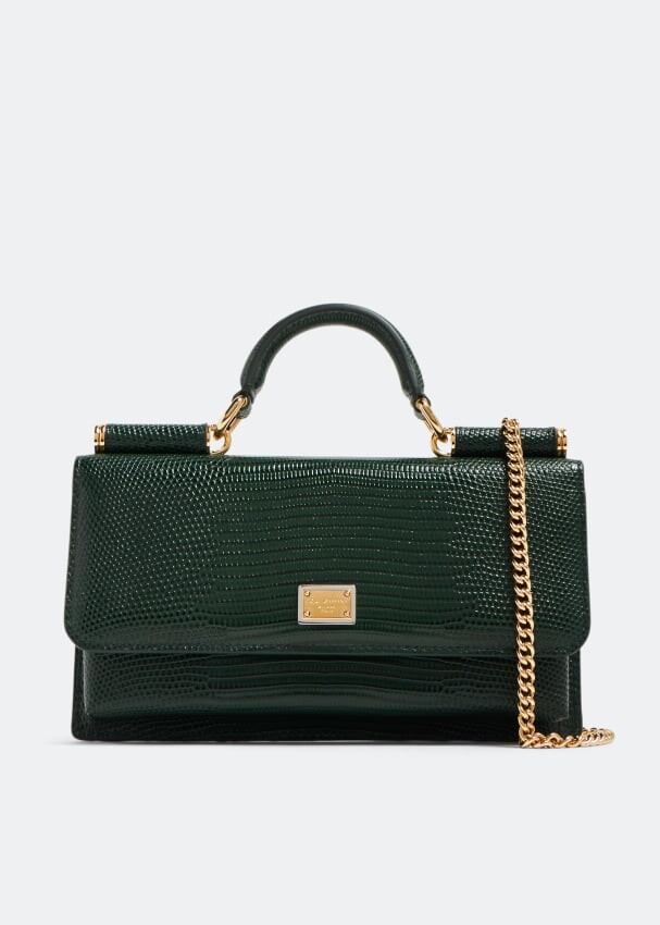 

Сумка Dolce&Gabbana Iguana-Print Mini, зеленый
