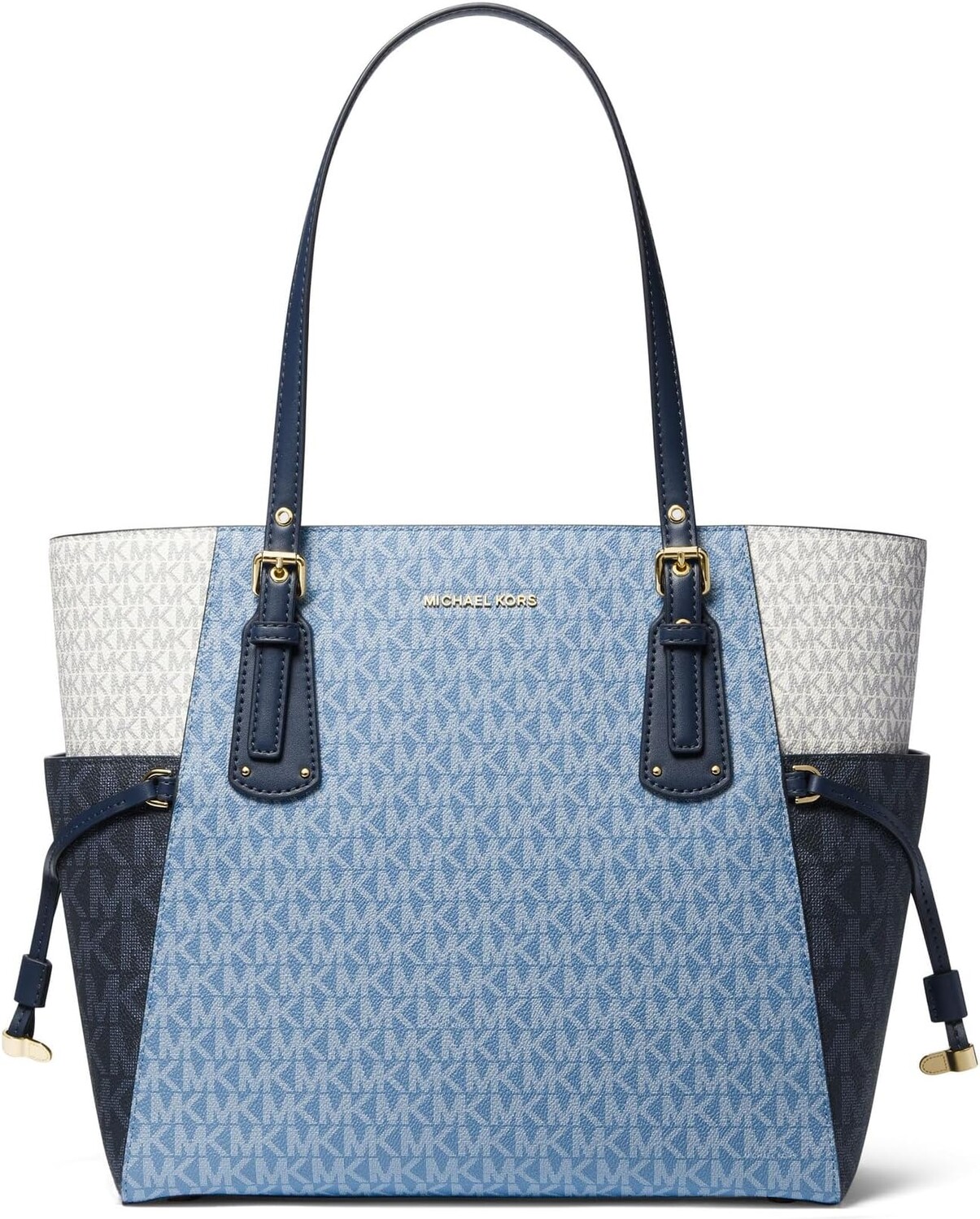 

Сумка-тоут Voyager East West MICHAEL Michael Kors, цвет French Blue Multi