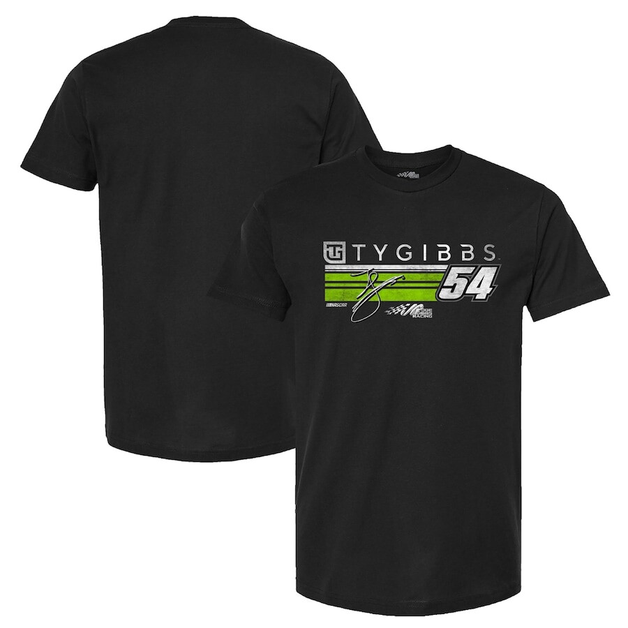 

Футболка с коротким рукавом Joe Gibbs Racing Team Collection Ty Gibbs, черный