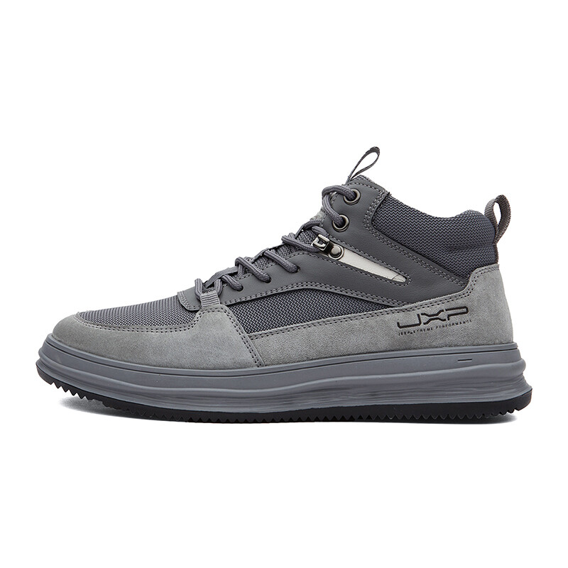 

Кроссовки Jeep Skateboarding Shoes Men Mid-top Gray, серый