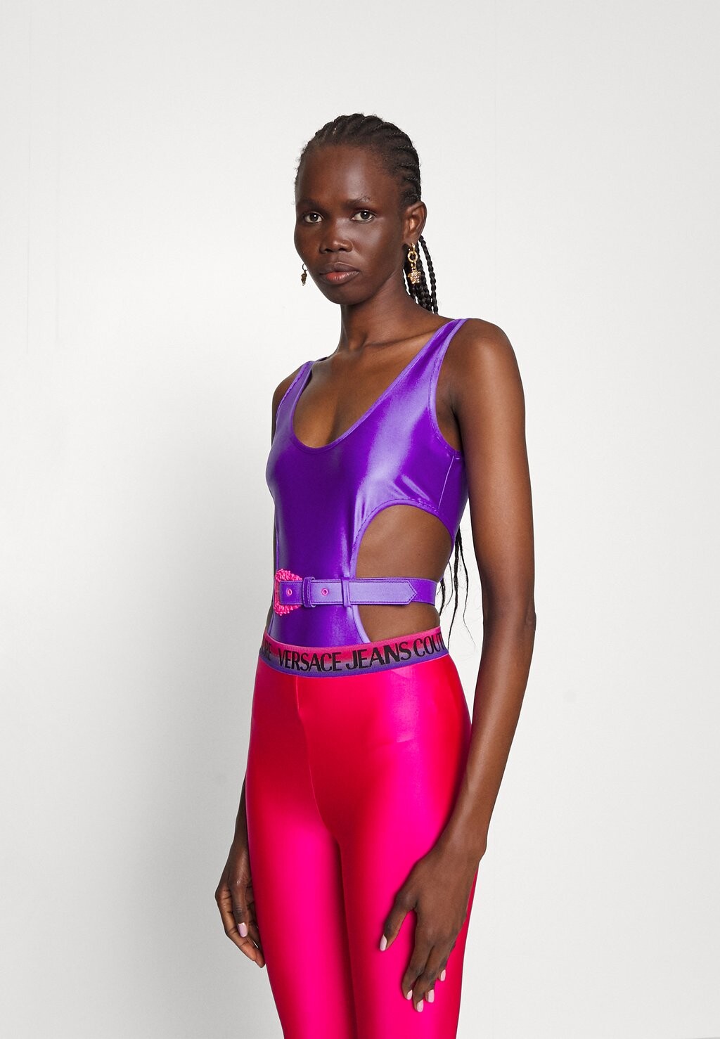 

Боди Versace Jeans Couture, фиолетовый
