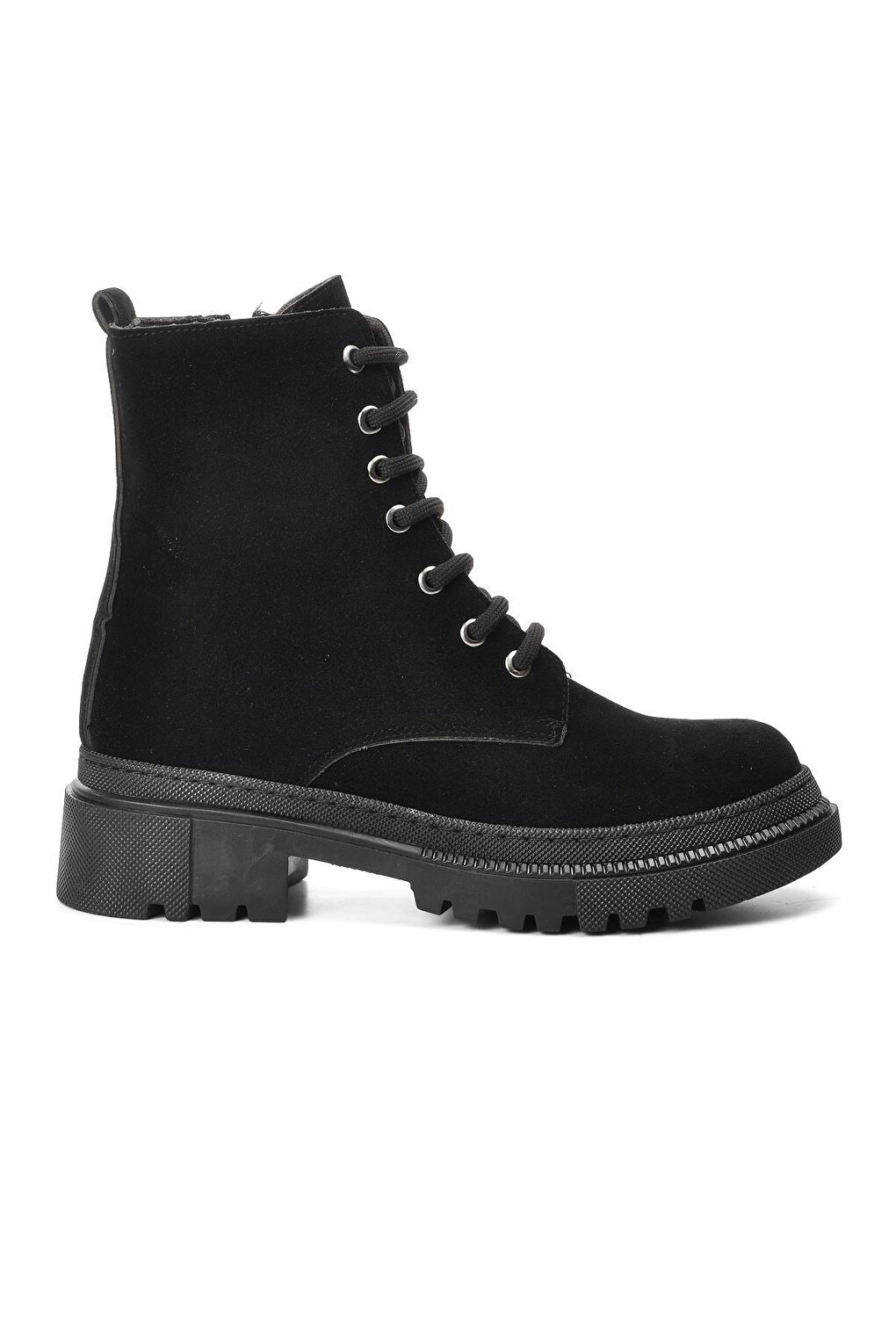 цена 220201 Черные замшевые женские ботинки Ayakmod