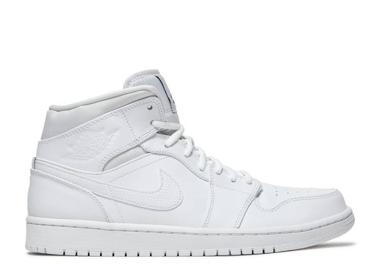 Jordan mid white. 554724-150 Nike. Jordan 1 Mid хлопок.