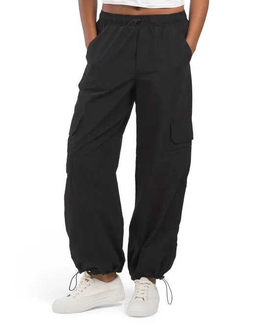 

Брюки-карго с парашютом Lucky Brand, черный