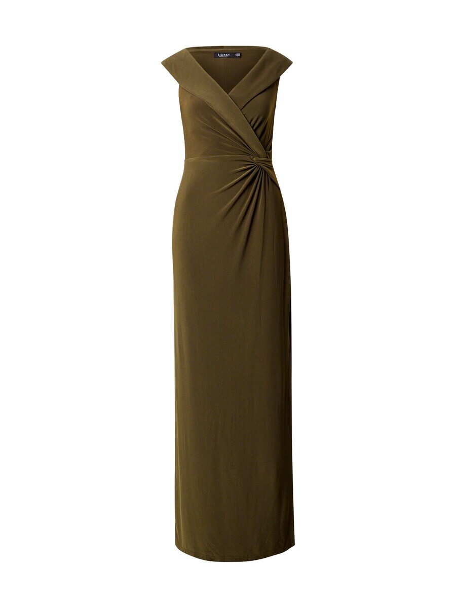 

Платье Lauren Ralph Lauren Evening Dress LEONIDAS, оливковый