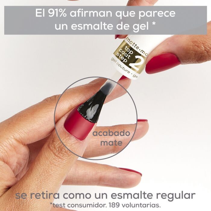 

Лак для ногтей Pattern Play Top Coat Gel Couture Efecto Gel Essie, Transparente