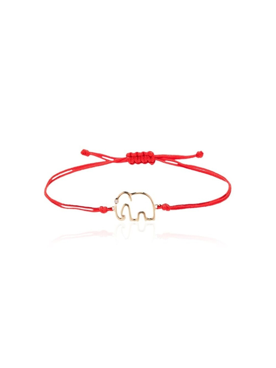 

Браслет Elephant с бриллиантами Yvonne Léon, красный