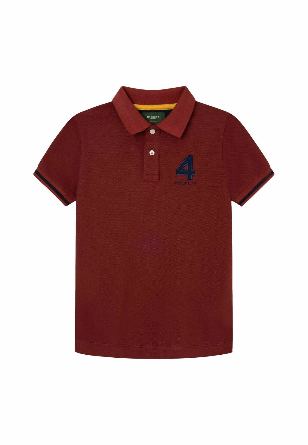 

Рубашка-поло HERITAGE NUMBER Hackett London, цвет wine purple