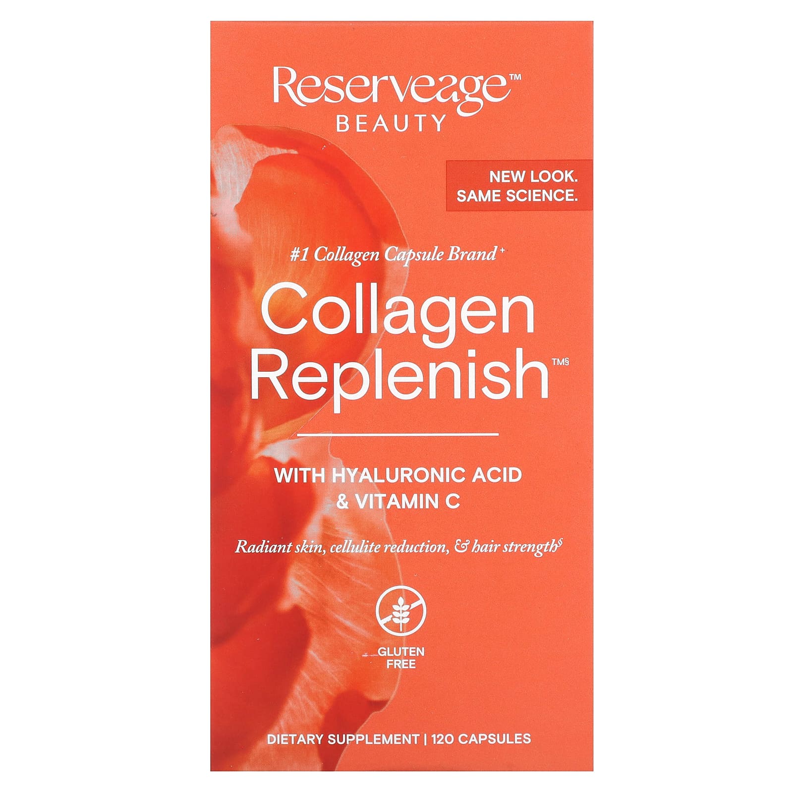 

Collagen Replenish, 120 капсул, Reserveage Nutrition