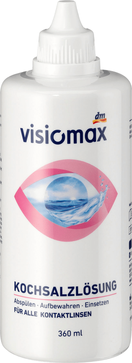 цена Солевой раствор средства по уходу за контактными линзами 360 мл VISIOMAX
