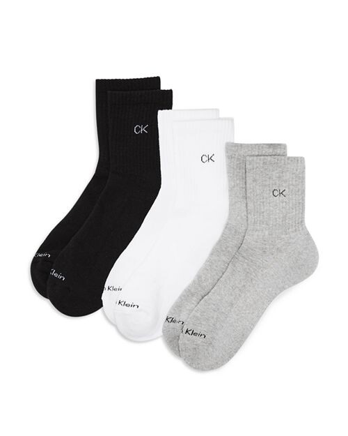 

Мягкие носки для высоких четвертей, упаковка из 3 шт. Calvin Klein, цвет Multi