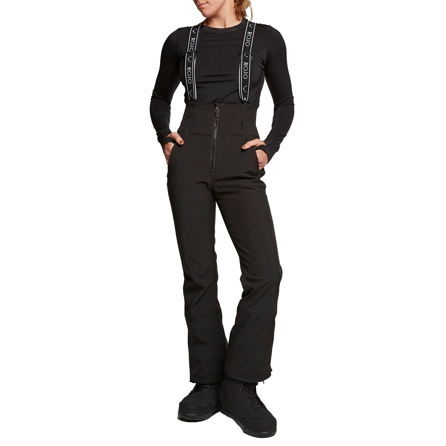 

Брюки Rojo Outerwear Soft Shell High Rise, цвет True Black