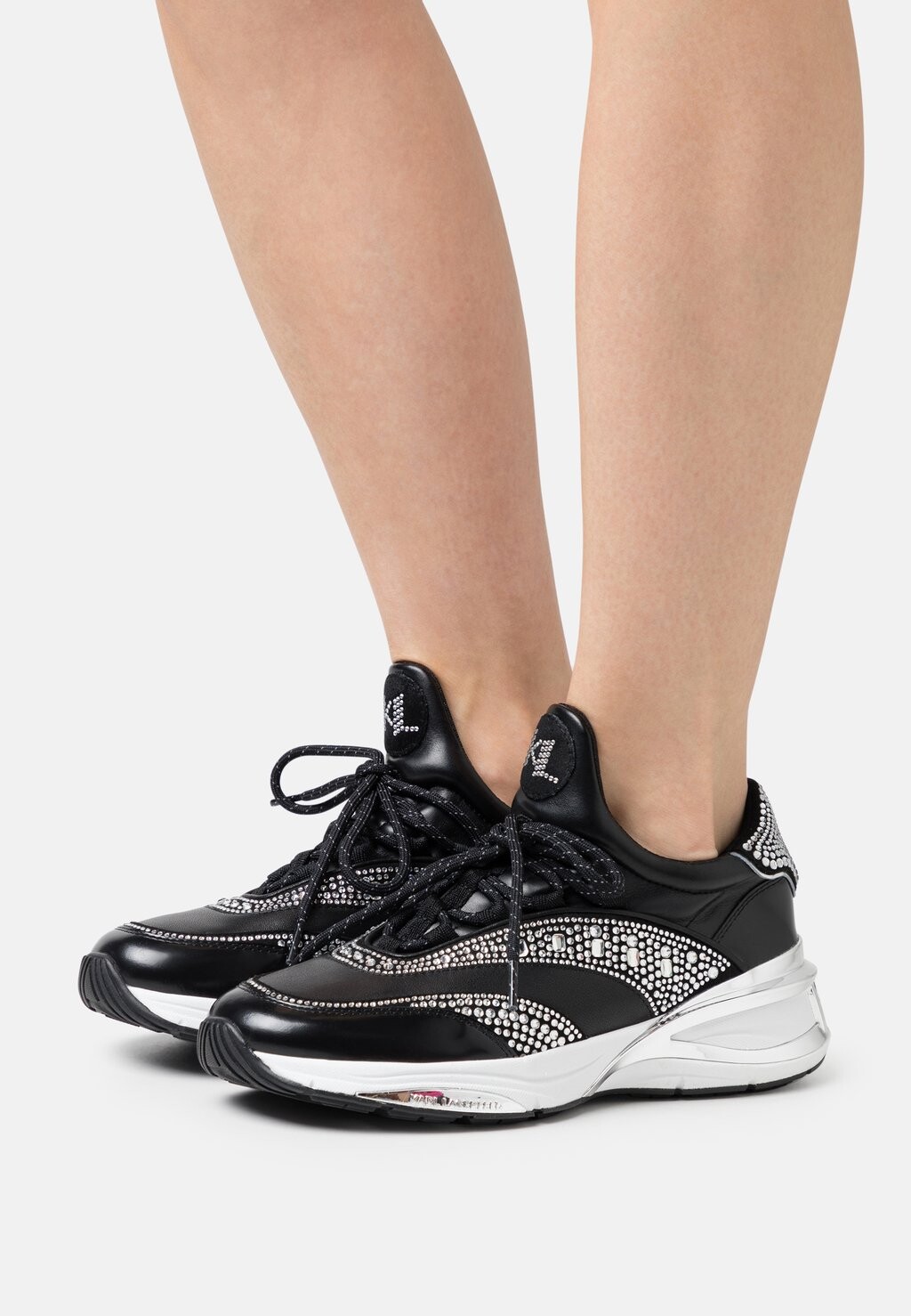 

Кроссовки KARL LAGERFELD НОСОК SPREE REGALIA, цвет black/silver