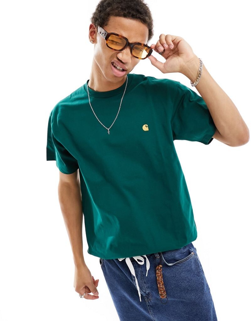 

Зеленая футболка Carhartt WIP Chase