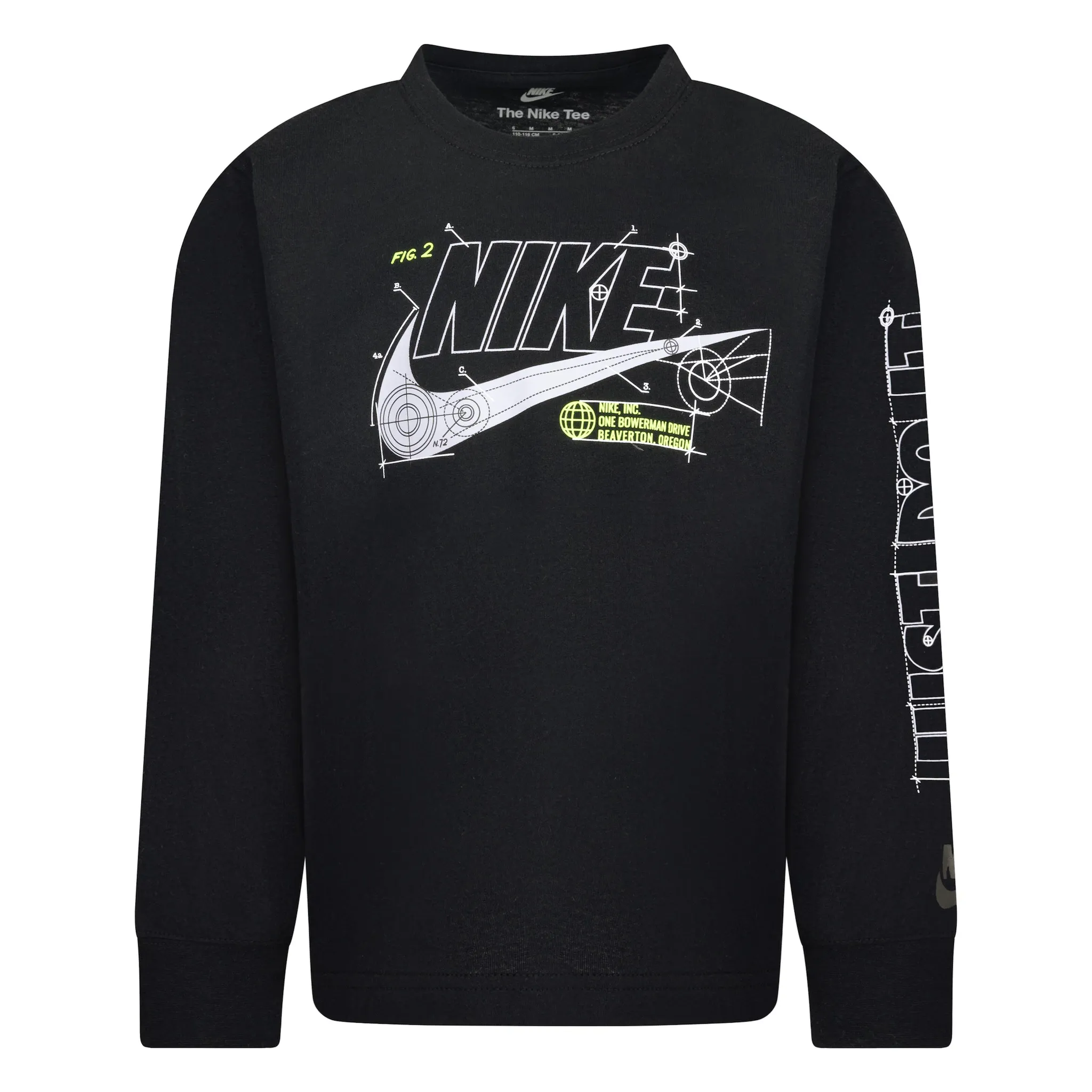 

Рубашка с длинными рукавами Nike Sportswear, черный