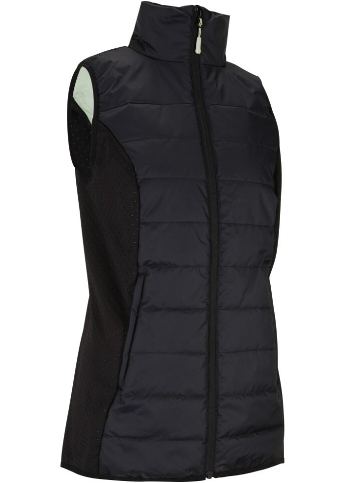 

Спортивный стеганый жилет Bpc Bonprix Collection, черный