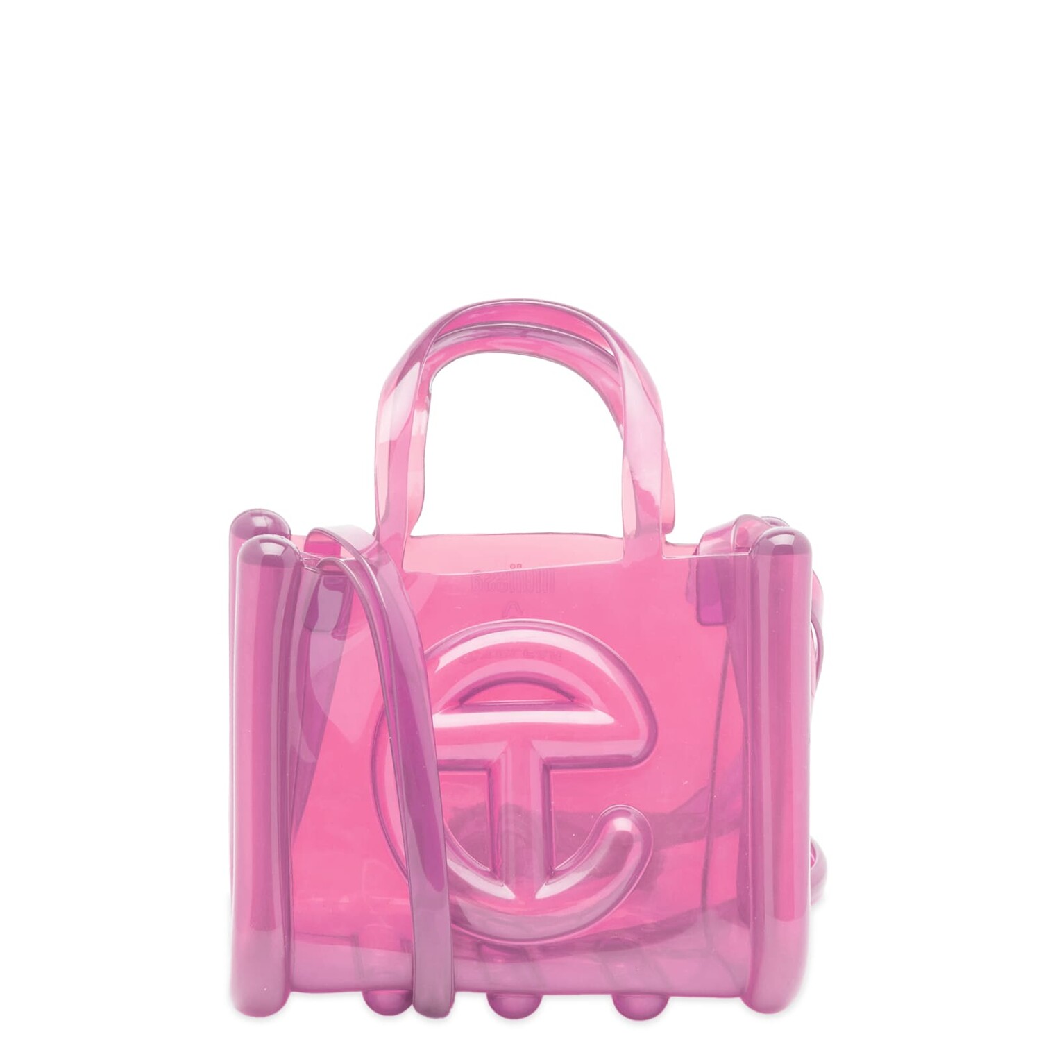 

Сумка-шоппер Melissa X Telfar Small Jelly Shopper Bag, розовый