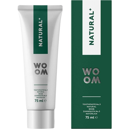 

Зубная паста Natural+ Vegan с 98% натуральными ингредиентами, 75 мл, Woom